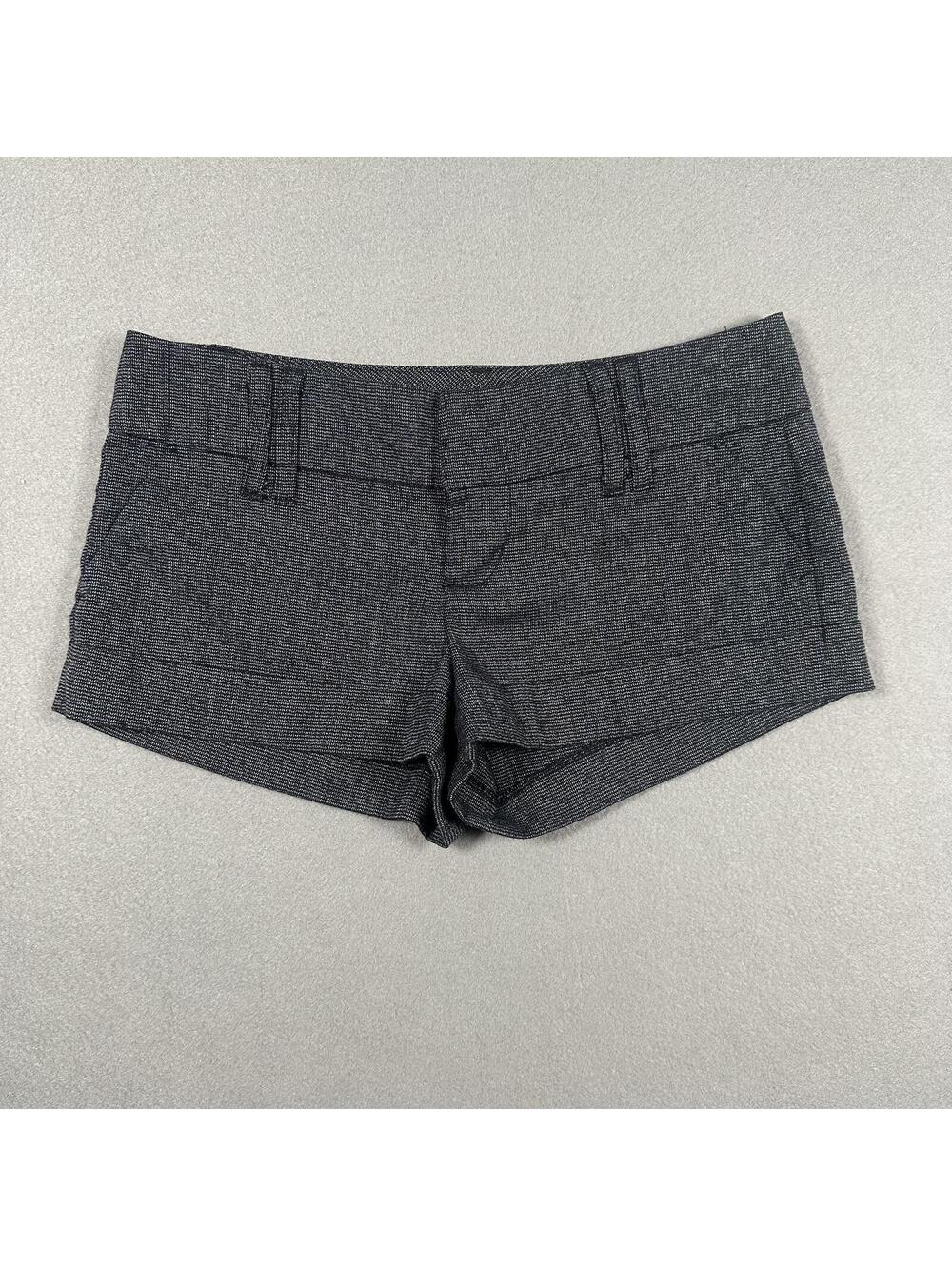 Women’s Y2K Shorts Gray Low Rise